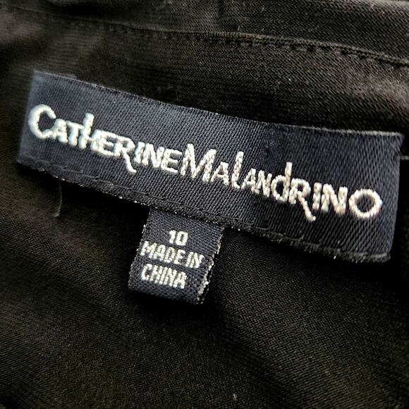 Catherine Malandrino Floral Ruched Jersey Dress - Picture 2 of 5